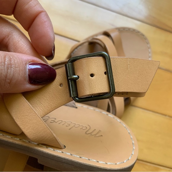 Madewell Light Tan Leather Sandals Size 6.5 - Picture 6 of 8